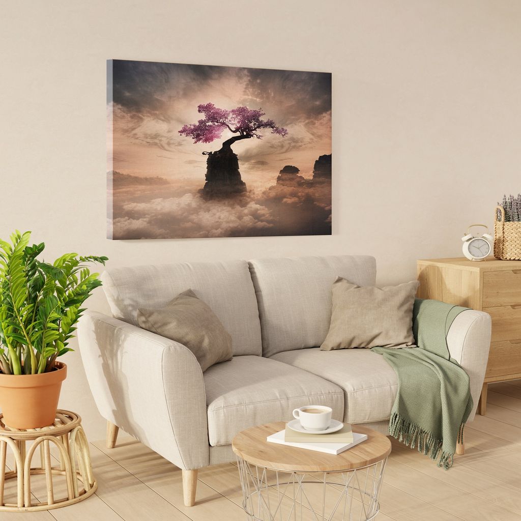 Vászon kép, 60X80 cm, japán fa - JAPONICA - Butopêa termék 2. képe